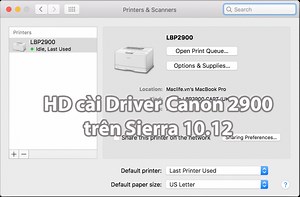 Canon Lbp 2900 Driver For Mac High Sierra