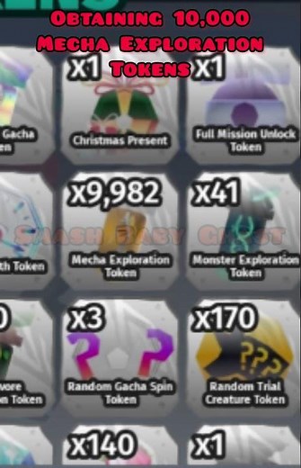 Obtaining 10,000 Mecha Exploration Tokens | Creatures of Sonaria Roblox