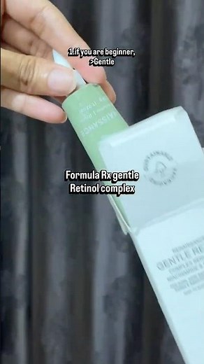 The Formularx Gentle Retinol /Retinol complex for sensitive skin /for beginner #retinol