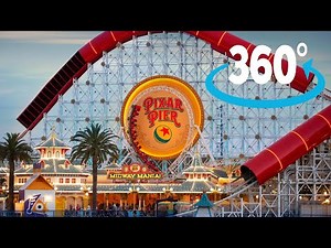 360º Ride on The Incredicoaster at Disney's California Adventure