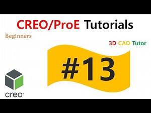 How to add Planes, Texts and Points in CREO | Pro-E | Creo Tutorials for Beginners #13