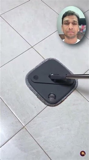 Spin Mop & Bucket Set 🧹 Square Spin Mop with Dual Bucket System