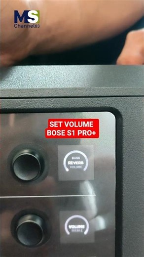 Cara Atur Volume Bose S1 Pro+ 🔊 | Wireless PA System