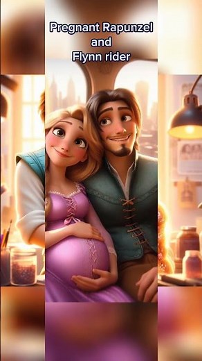 Magical Pregnancy Story: Rapunzel and Ariel with their Husbands AI-style 👩‍❤️‍👨