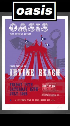 Oasis Rock N Roll Star Irvine Beach 1995