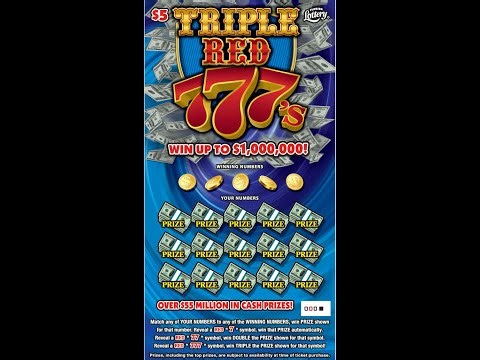 $5 - TRIPLE RED 777 - NEW TICKET TUESDAY! WIN! FLORIDA Lottery Scratch Off ticket! WIN!