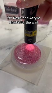 572K views · 3.7K reactions | UV Resin and Acrylic Blanks for the Win #littleleeandrose | LittleLee and Rose | Facebook