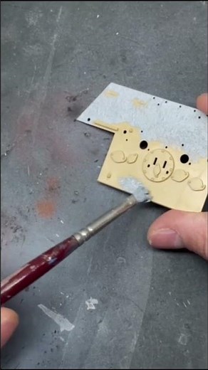 The easiest way to use Tamiya Putty #scalemodeling #tamiya #tutorial
