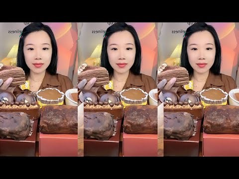 ASMR🍰Eat chocolate series cream cake 🍰 (soft and waxy sound) 크림 케ց 먹방 MUKBANG Satisfaction