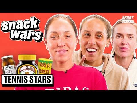Wimbledon Tennis Stars Try Snacks From Around the World | Snack Wars
