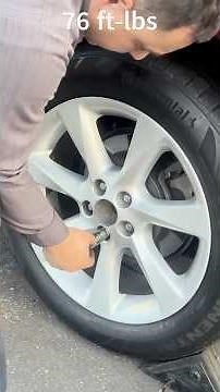 Lexus RX350 Lug Nut Torque Sequence #tireguy #tirerepair #diyautorepair