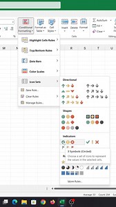 Excel Tutorial To Visualize Data using Custom Formatting Icon Sets. #microsoftexcel #exceltips #corporate #workhacks #productivity | SUS INFO | Facebook