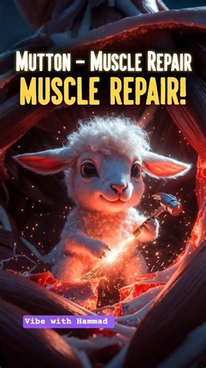 Mutton = Protein & Strength Hero! 🥩💪What Meat (Mutton) Does Inside Your Body! 🥩💪#ai #viralvideo