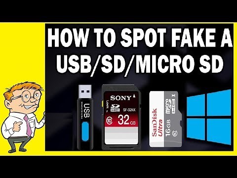How To Test Fake Capacity USB Memory Sticks