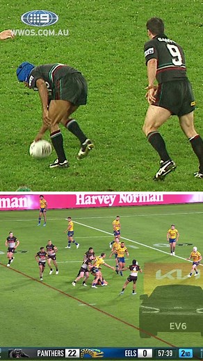 361K views · 3K reactions | Two iconic Panthers Grand Final tackles, 19 years apart!  #NRL #NRLGF #reels #RugbyLeague | NRL on Nine | Facebook