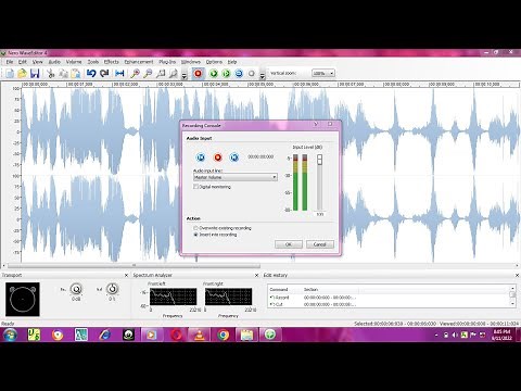 How to edit sound Using Nero Wave Editor Part1