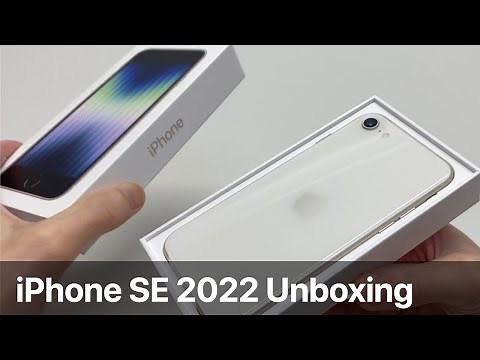iPhone SE3 White 2022 Unboxing