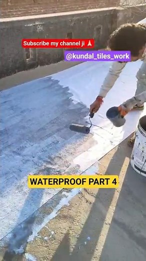 Waterproof For Terrace Step by Step Guide 👷🏻💯#waterproofing #terrace #youtube ‪@Kundal_tiles_work‬