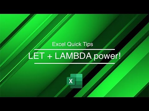 LET + LAMBDA formulas - combined power!