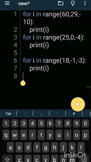Python Loop practise #pythontitorial ##python #pythonshort