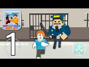 Obby Block World Craft City - Craft Prison Escape - Gameplay Walkthrough Part 1 (Android, iOS)