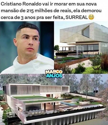 Cristiano Ronaldo: A Nova Casa de 215 MILHÕES! 💸