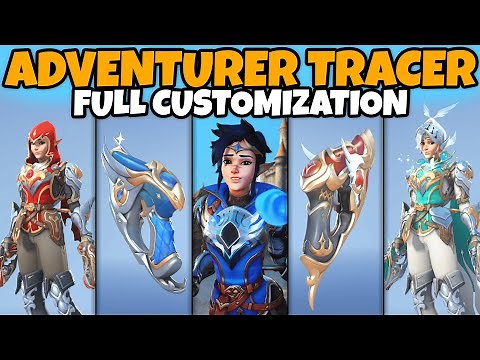 Adventurer Tracer Mythic Skin - Overwatch 2 (Full Customization, All Options!)