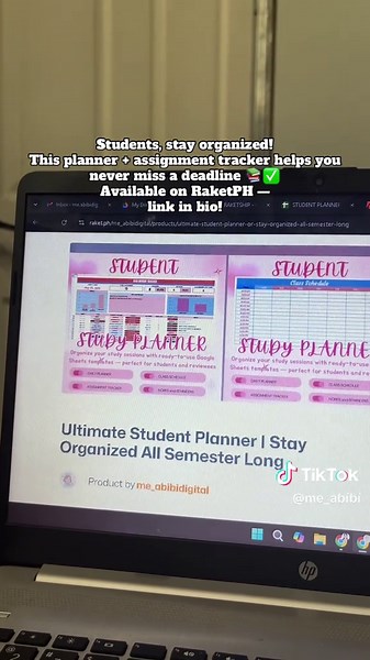 Students, stay organized! This planner assignment tracker helps you never miss a deadline 📚✅ Available on RaketPH — link in bio! #studyplanner #studentplanner #study #studytok #studymotivation #studying #studytips #studentlife #student #studentsbelike #studentstruggle #fyp