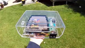 NES Gets A Slick Acrylic Casemod