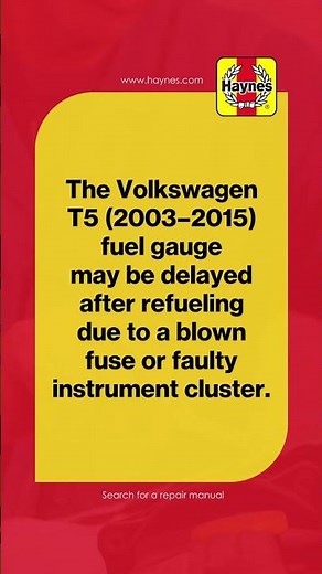 The Fuel Gauge Problem In The Volkswage T5 (2003-2015)