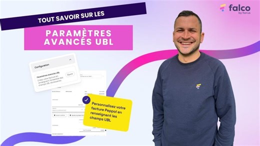 Comment configurer des champs spécifiques Peppol sur une facture | Horus Software