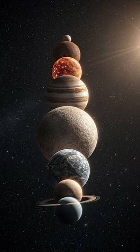 "Planet Size Comparison 🌌 From Smallest to Largest!"