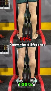 ✅Top: Speed kills progress. Bottom: Control builds calves #trendingreels #fypシ #gymmotivation #calf #workout #fitnesstips #legday | kamalc32