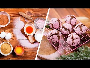 These Pink Gluten-Free Crinkle Cookies Are All You Need in Your Life - Baking Magic