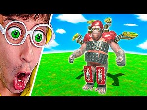 Me vs Giant Robot Monkey 🤖🐵!! (Team Battle Bro) | Animal Battle Simulator TEKENDO