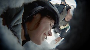 27K views · 383 reactions | When the wild throws you "down" a snow-slope, you've got to have the gear and grit to just... roll with it.❄️ You bring the warm to the storm and infinite hot to the frost. #EngineeredForWhatever #OmniHeatInfinity #DownJacket #SnowBall #SnowSlope #Madness #Crazy | Columbia Sportswear | Facebook