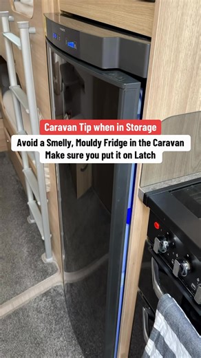 🚐✨ Caravan Tip! If you’re putting your caravan into storage, here’s a simple trick to avoid a smelly, mouldy fridge next time you open it… 👀 ➡️ Leave your fridge and freezer on the latch! This keeps air flowing and stops moisture building up — no bad smells, no mould, just a fresh fridge when you’re ready to hit the road again. 🙌 A tiny habit that makes a huge difference! #CaravanTips #CaravanLife #StorageHacks #FreshFridge #TouringLife #CaravanMaintenance #caravanhacks #caravancommunity #tou
