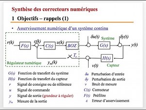 Cours de Commande Numérique : séance 1 sur 5