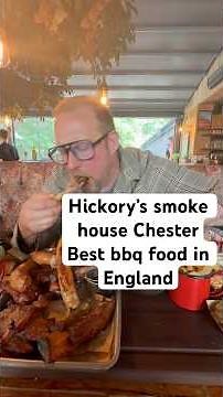 Hickory’s smoke house chester best bbq smoke house in England review #foodvideo #bbq