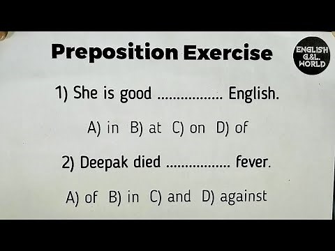 Preposition Exercise with Explanation 📚 | Use of Preposition | Appropriate or Fixed Prepositions