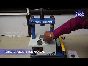 Pellet Press 10-Ton Manual | VBCC