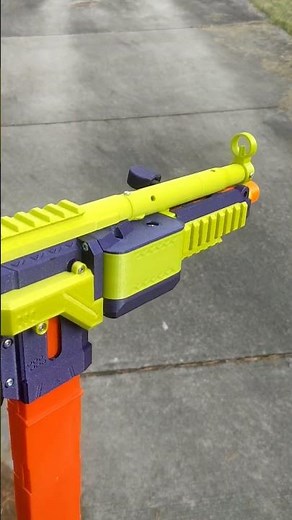 nerf Gryphon semi auto firing demo dual stage