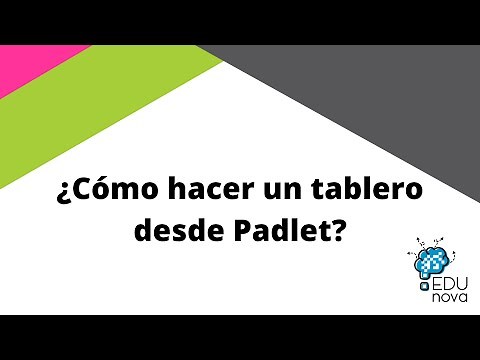 ¿Cómo hacer un tablero en Padlet? - Tutorial en menos de 5 minutos