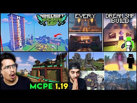 TOP 5 Popular SMP Maps For Minecraft PE || Youtuber SMP Maps MCPE || MCPE Map ||