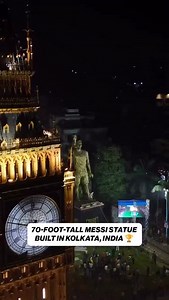 42K views · 12K reactions | The new statue features Argentina legend Lionel Messi holding his 2022 FIFA World Cup trophy  | FOX Soccer | Facebook