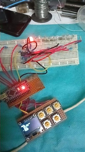 LED Chaser Without Arduino! 4017 IC Magic + Arduino Nano #LEDChaser #4017IC #ArduinoNano#shorts