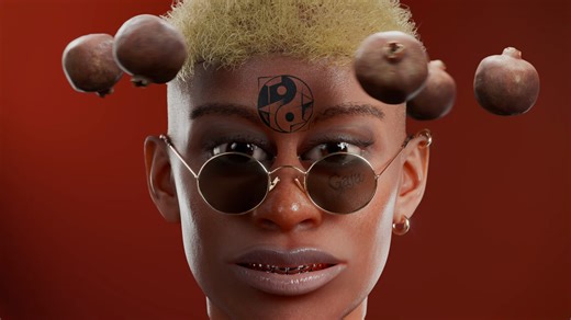 Motion Graphics Place on Instagram: "The Circle of Life 🎥: @beds_1 The animation was made in Blender and the characters were created with the Human Generator add on. Textures made with @sanctus.art. Tattoo design by @bloodsurfer.ink. Addotional tattoo design elements created with ChatGPT"