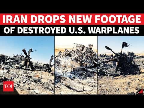 On Cam: Black Hawk ‘IN RUINS’, F-15 Jet CHARRED; Iran Releases Shocking Footage Of US Destruction