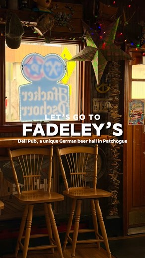 Rachel Marie | Travel Creator on Instagram: "One of Long Island’s most unique pubs is right here, in Patchogue (close to Blue Point)! This is Fadeley’s Deli Pub (@fadeleys_delipub), first opened back in 1973, and it’s quickly becoming known for its oversized deli sandwiches and German beer selection. 🍺 Over the years it evolved from strictly a deli into more of a classic local pub, beloved by regulars from around the area. In 2024, a group of four friends from Patchogue took over the place with