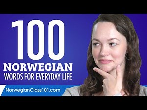 100 Norwegian Words for Everyday Life - Basic Vocabulary #5
